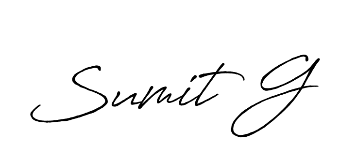 How to Draw Sumit G signature style? Antro_Vectra_Bolder is a latest design signature styles for name Sumit G. Sumit G signature style 7 images and pictures png