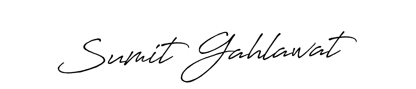 Also You can easily find your signature by using the search form. We will create Sumit Gahlawat name handwritten signature images for you free of cost using Antro_Vectra_Bolder sign style. Sumit Gahlawat signature style 7 images and pictures png