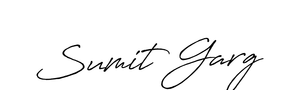 Design your own signature with our free online signature maker. With this signature software, you can create a handwritten (Antro_Vectra_Bolder) signature for name Sumit Garg. Sumit Garg signature style 7 images and pictures png