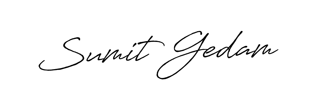 You can use this online signature creator to create a handwritten signature for the name Sumit Gedam. This is the best online autograph maker. Sumit Gedam signature style 7 images and pictures png