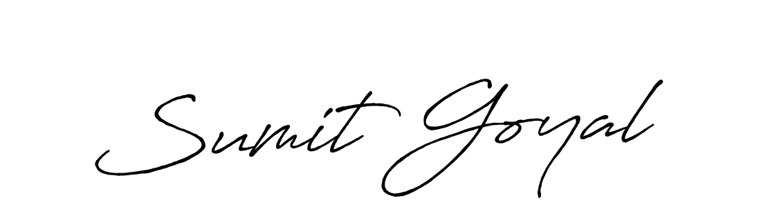 Once you've used our free online signature maker to create your best signature Antro_Vectra_Bolder style, it's time to enjoy all of the benefits that Sumit Goyal name signing documents. Sumit Goyal signature style 7 images and pictures png