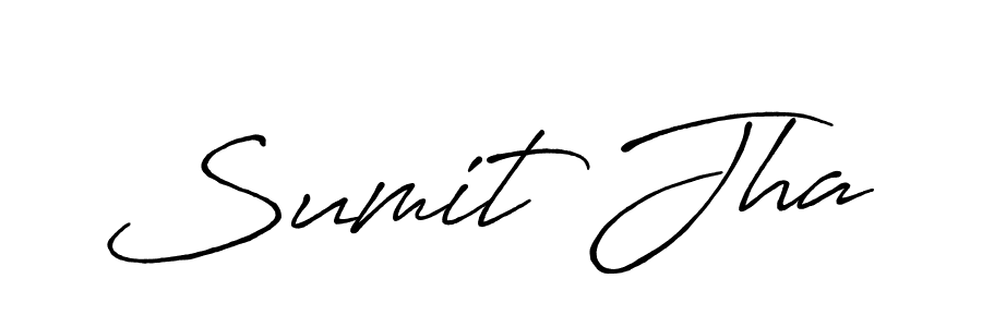 Use a signature maker to create a handwritten signature online. With this signature software, you can design (Antro_Vectra_Bolder) your own signature for name Sumit Jha. Sumit Jha signature style 7 images and pictures png