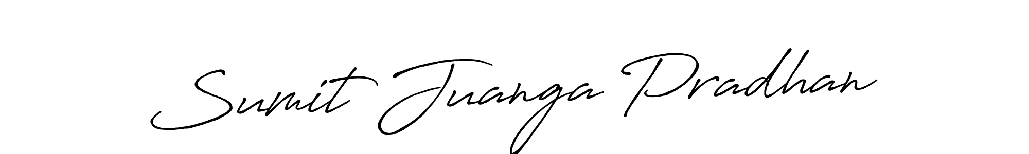 Design your own signature with our free online signature maker. With this signature software, you can create a handwritten (Antro_Vectra_Bolder) signature for name Sumit Juanga Pradhan. Sumit Juanga Pradhan signature style 7 images and pictures png