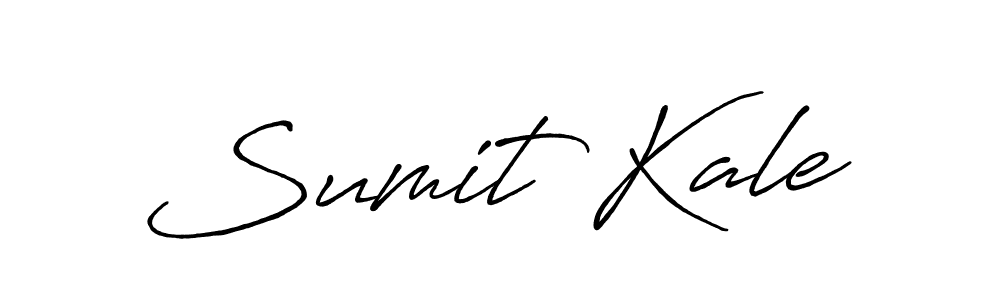 Make a beautiful signature design for name Sumit Kale. With this signature (Antro_Vectra_Bolder) style, you can create a handwritten signature for free. Sumit Kale signature style 7 images and pictures png