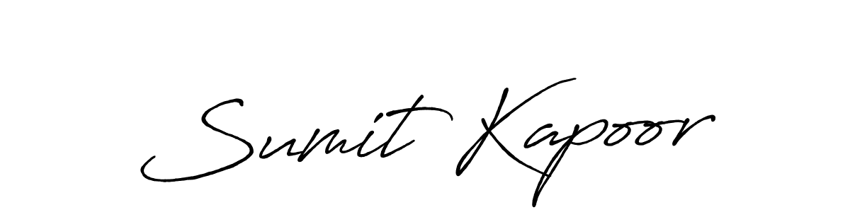 How to make Sumit Kapoor signature? Antro_Vectra_Bolder is a professional autograph style. Create handwritten signature for Sumit Kapoor name. Sumit Kapoor signature style 7 images and pictures png