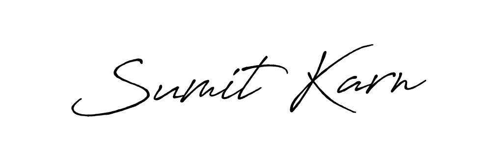 How to make Sumit Karn signature? Antro_Vectra_Bolder is a professional autograph style. Create handwritten signature for Sumit Karn name. Sumit Karn signature style 7 images and pictures png