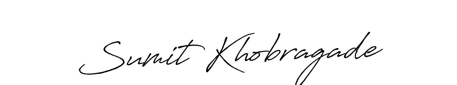 How to make Sumit Khobragade signature? Antro_Vectra_Bolder is a professional autograph style. Create handwritten signature for Sumit Khobragade name. Sumit Khobragade signature style 7 images and pictures png