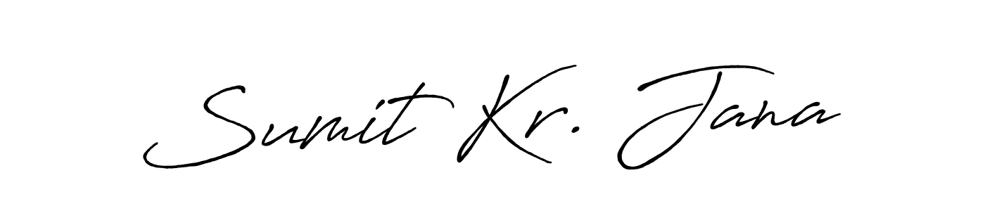 Also You can easily find your signature by using the search form. We will create Sumit Kr. Jana name handwritten signature images for you free of cost using Antro_Vectra_Bolder sign style. Sumit Kr. Jana signature style 7 images and pictures png