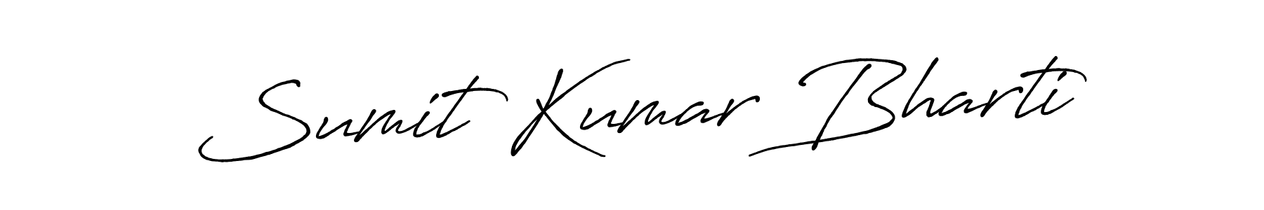 Similarly Antro_Vectra_Bolder is the best handwritten signature design. Signature creator online .You can use it as an online autograph creator for name Sumit Kumar Bharti. Sumit Kumar Bharti signature style 7 images and pictures png