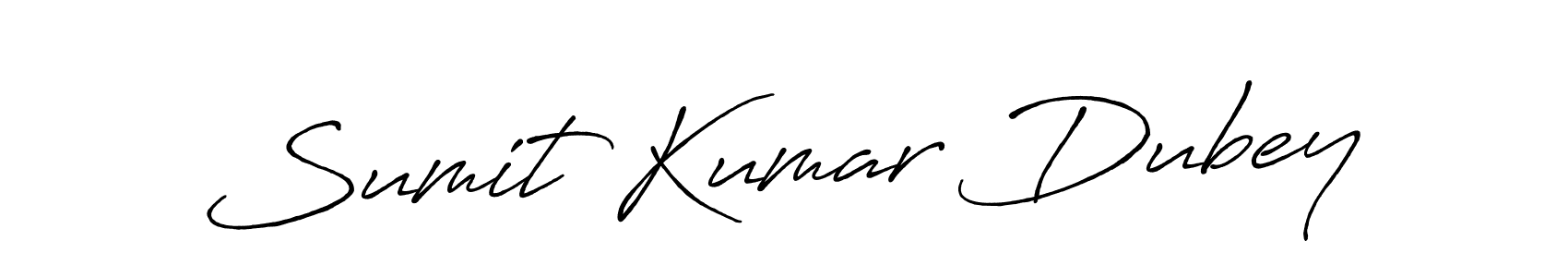 How to make Sumit Kumar Dubey signature? Antro_Vectra_Bolder is a professional autograph style. Create handwritten signature for Sumit Kumar Dubey name. Sumit Kumar Dubey signature style 7 images and pictures png