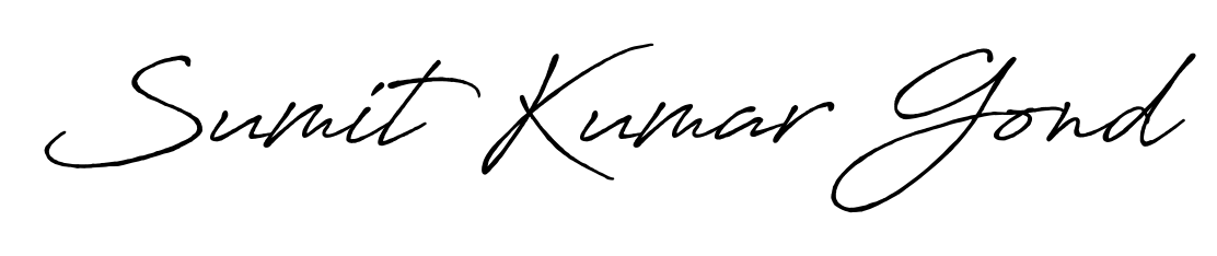 Sumit Kumar Gond stylish signature style. Best Handwritten Sign (Antro_Vectra_Bolder) for my name. Handwritten Signature Collection Ideas for my name Sumit Kumar Gond. Sumit Kumar Gond signature style 7 images and pictures png
