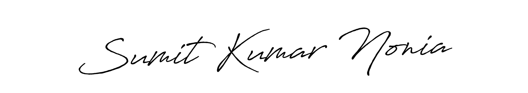 It looks lik you need a new signature style for name Sumit Kumar Nonia. Design unique handwritten (Antro_Vectra_Bolder) signature with our free signature maker in just a few clicks. Sumit Kumar Nonia signature style 7 images and pictures png
