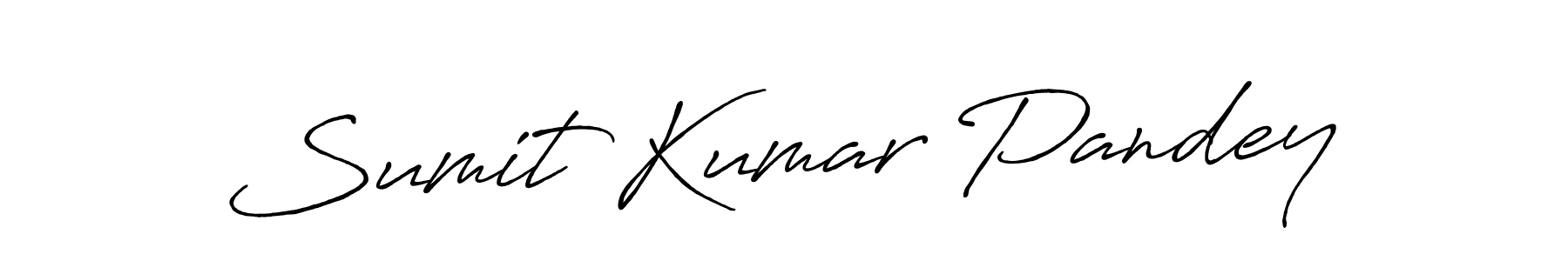 Design your own signature with our free online signature maker. With this signature software, you can create a handwritten (Antro_Vectra_Bolder) signature for name Sumit Kumar Pandey. Sumit Kumar Pandey signature style 7 images and pictures png