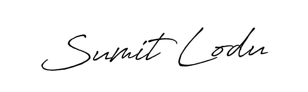 The best way (Antro_Vectra_Bolder) to make a short signature is to pick only two or three words in your name. The name Sumit Lodu include a total of six letters. For converting this name. Sumit Lodu signature style 7 images and pictures png
