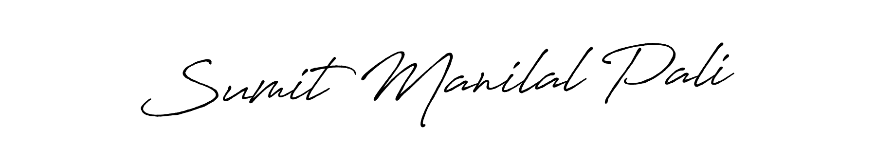 Similarly Antro_Vectra_Bolder is the best handwritten signature design. Signature creator online .You can use it as an online autograph creator for name Sumit Manilal Pali. Sumit Manilal Pali signature style 7 images and pictures png