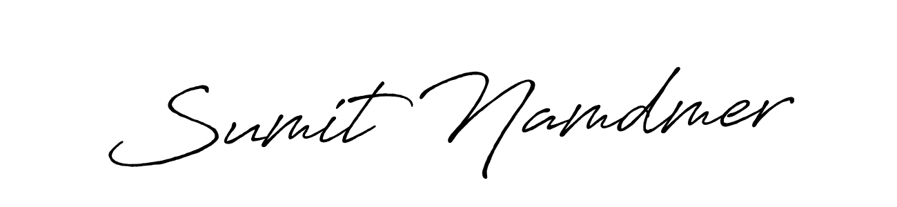 How to make Sumit Namdmer signature? Antro_Vectra_Bolder is a professional autograph style. Create handwritten signature for Sumit Namdmer name. Sumit Namdmer signature style 7 images and pictures png