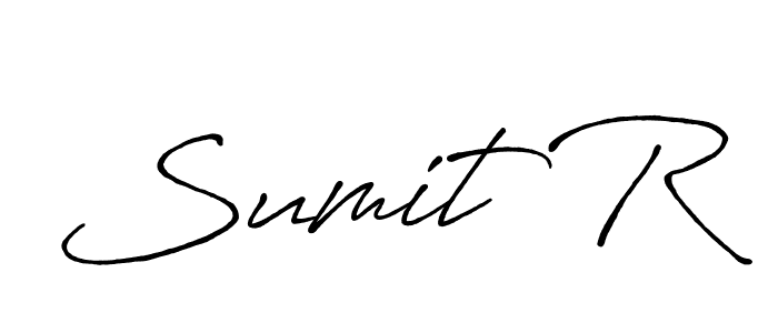 How to Draw Sumit R signature style? Antro_Vectra_Bolder is a latest design signature styles for name Sumit R. Sumit R signature style 7 images and pictures png