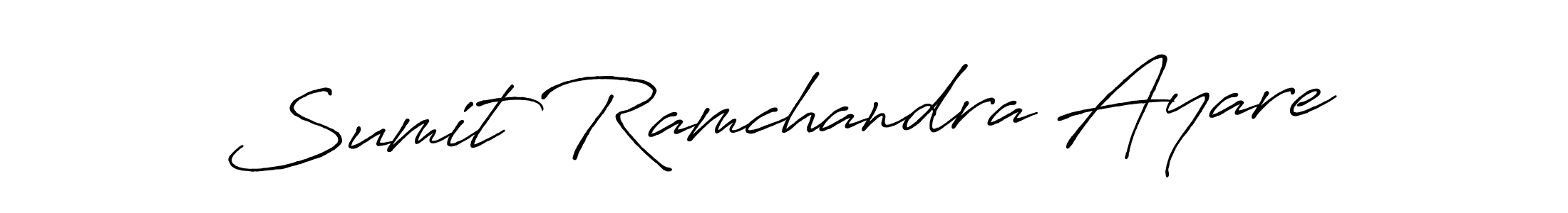 How to make Sumit Ramchandra Ayare signature? Antro_Vectra_Bolder is a professional autograph style. Create handwritten signature for Sumit Ramchandra Ayare name. Sumit Ramchandra Ayare signature style 7 images and pictures png