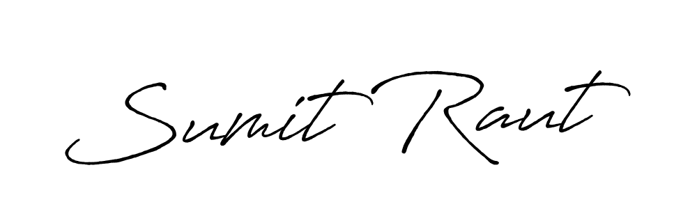 Design your own signature with our free online signature maker. With this signature software, you can create a handwritten (Antro_Vectra_Bolder) signature for name Sumit Raut. Sumit Raut signature style 7 images and pictures png