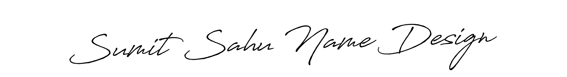 Create a beautiful signature design for name Sumit Sahu Name Design. With this signature (Antro_Vectra_Bolder) fonts, you can make a handwritten signature for free. Sumit Sahu Name Design signature style 7 images and pictures png