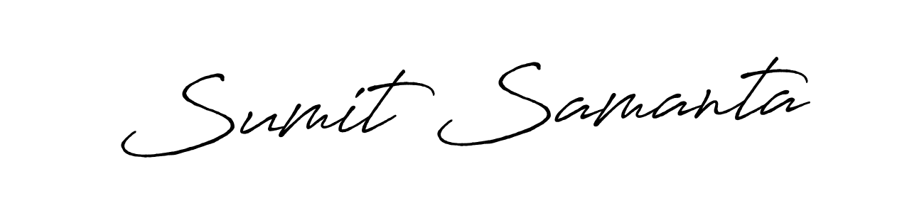 Antro_Vectra_Bolder is a professional signature style that is perfect for those who want to add a touch of class to their signature. It is also a great choice for those who want to make their signature more unique. Get Sumit Samanta name to fancy signature for free. Sumit Samanta signature style 7 images and pictures png