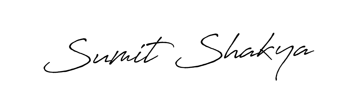 Sumit Shakya stylish signature style. Best Handwritten Sign (Antro_Vectra_Bolder) for my name. Handwritten Signature Collection Ideas for my name Sumit Shakya. Sumit Shakya signature style 7 images and pictures png