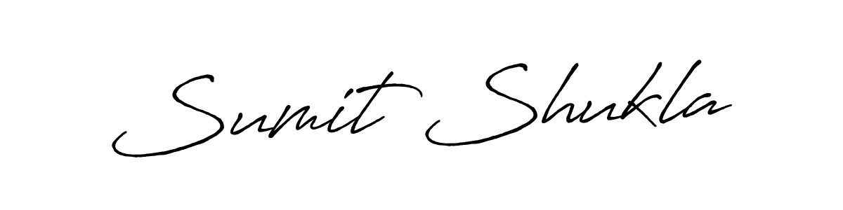 Create a beautiful signature design for name Sumit Shukla. With this signature (Antro_Vectra_Bolder) fonts, you can make a handwritten signature for free. Sumit Shukla signature style 7 images and pictures png