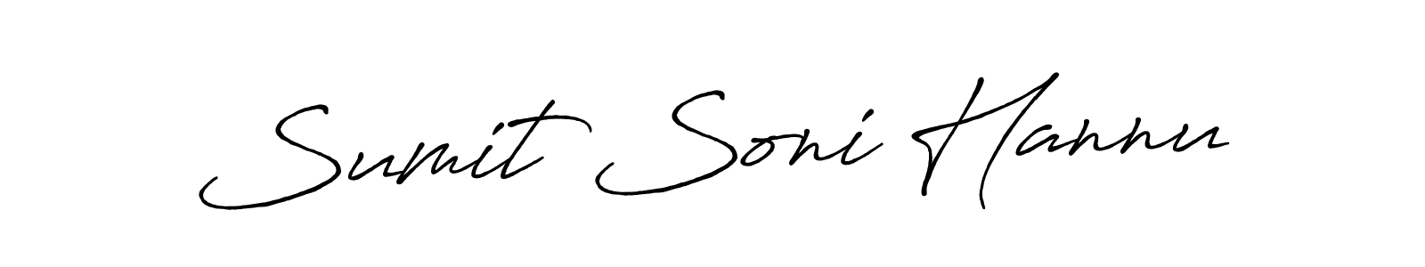How to Draw Sumit Soni Hannu signature style? Antro_Vectra_Bolder is a latest design signature styles for name Sumit Soni Hannu. Sumit Soni Hannu signature style 7 images and pictures png