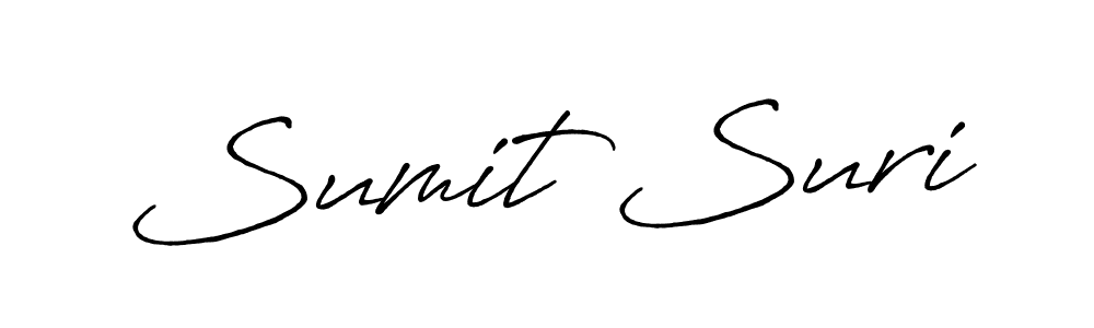 Also we have Sumit Suri name is the best signature style. Create professional handwritten signature collection using Antro_Vectra_Bolder autograph style. Sumit Suri signature style 7 images and pictures png