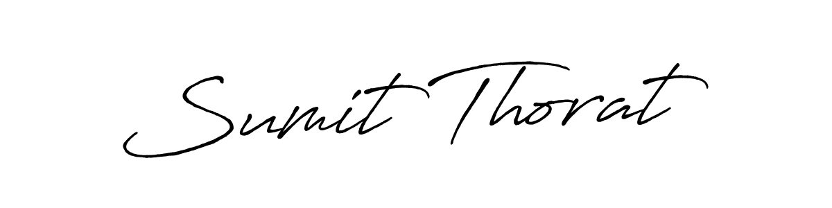 Create a beautiful signature design for name Sumit Thorat. With this signature (Antro_Vectra_Bolder) fonts, you can make a handwritten signature for free. Sumit Thorat signature style 7 images and pictures png