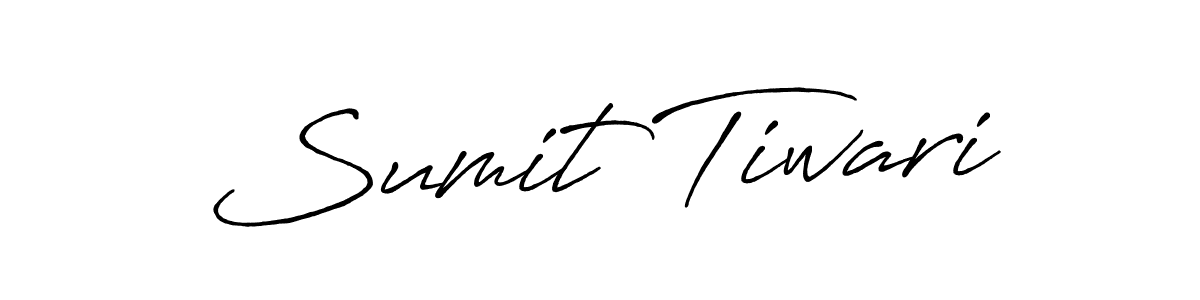 The best way (Antro_Vectra_Bolder) to make a short signature is to pick only two or three words in your name. The name Sumit Tiwari include a total of six letters. For converting this name. Sumit Tiwari signature style 7 images and pictures png