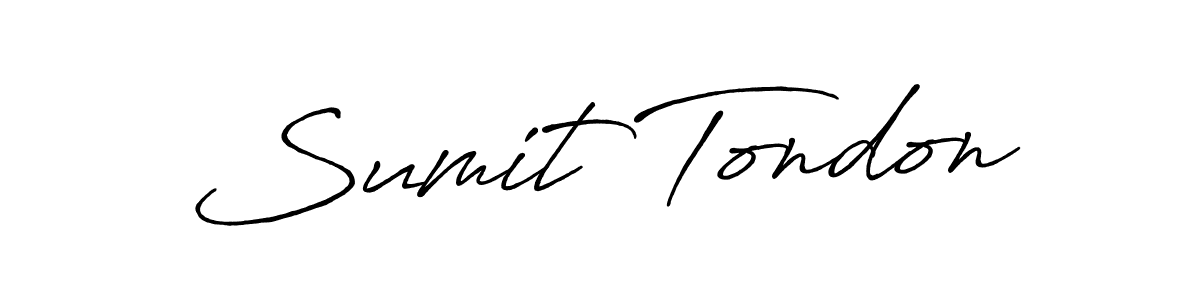 Make a beautiful signature design for name Sumit Tondon. Use this online signature maker to create a handwritten signature for free. Sumit Tondon signature style 7 images and pictures png