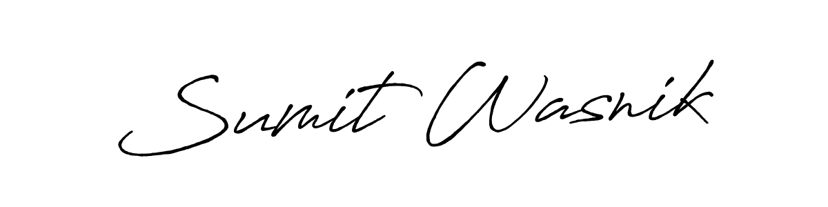 Similarly Antro_Vectra_Bolder is the best handwritten signature design. Signature creator online .You can use it as an online autograph creator for name Sumit Wasnik. Sumit Wasnik signature style 7 images and pictures png