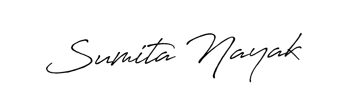 The best way (Antro_Vectra_Bolder) to make a short signature is to pick only two or three words in your name. The name Sumita Nayak include a total of six letters. For converting this name. Sumita Nayak signature style 7 images and pictures png