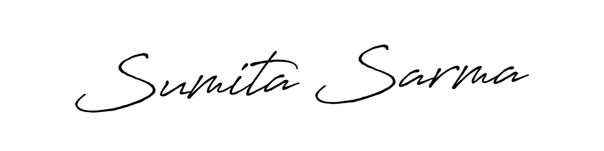 Antro_Vectra_Bolder is a professional signature style that is perfect for those who want to add a touch of class to their signature. It is also a great choice for those who want to make their signature more unique. Get Sumita Sarma name to fancy signature for free. Sumita Sarma signature style 7 images and pictures png