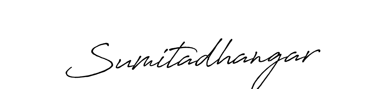 Once you've used our free online signature maker to create your best signature Antro_Vectra_Bolder style, it's time to enjoy all of the benefits that Sumitadhangar name signing documents. Sumitadhangar signature style 7 images and pictures png