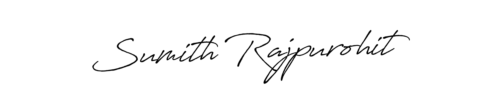Once you've used our free online signature maker to create your best signature Antro_Vectra_Bolder style, it's time to enjoy all of the benefits that Sumith Rajpurohit name signing documents. Sumith Rajpurohit signature style 7 images and pictures png
