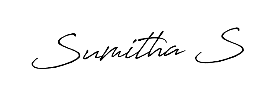 Make a beautiful signature design for name Sumitha S. Use this online signature maker to create a handwritten signature for free. Sumitha S signature style 7 images and pictures png