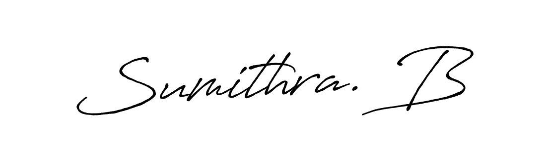 How to Draw Sumithra. B signature style? Antro_Vectra_Bolder is a latest design signature styles for name Sumithra. B. Sumithra. B signature style 7 images and pictures png