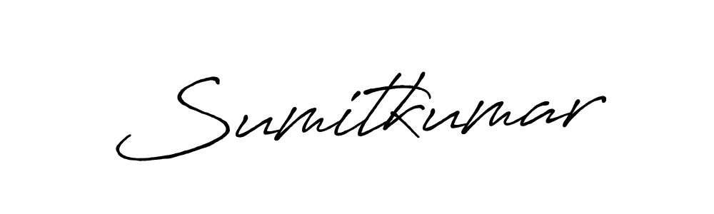 How to make Sumitkumar signature? Antro_Vectra_Bolder is a professional autograph style. Create handwritten signature for Sumitkumar name. Sumitkumar signature style 7 images and pictures png