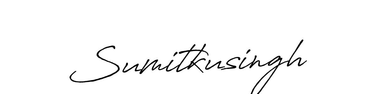 Also we have Sumitkusingh name is the best signature style. Create professional handwritten signature collection using Antro_Vectra_Bolder autograph style. Sumitkusingh signature style 7 images and pictures png