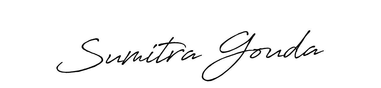 You should practise on your own different ways (Antro_Vectra_Bolder) to write your name (Sumitra Gouda) in signature. don't let someone else do it for you. Sumitra Gouda signature style 7 images and pictures png