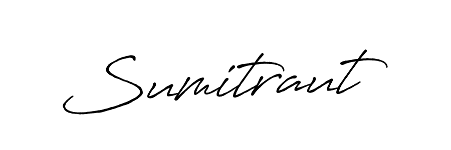 Sumitraut stylish signature style. Best Handwritten Sign (Antro_Vectra_Bolder) for my name. Handwritten Signature Collection Ideas for my name Sumitraut. Sumitraut signature style 7 images and pictures png