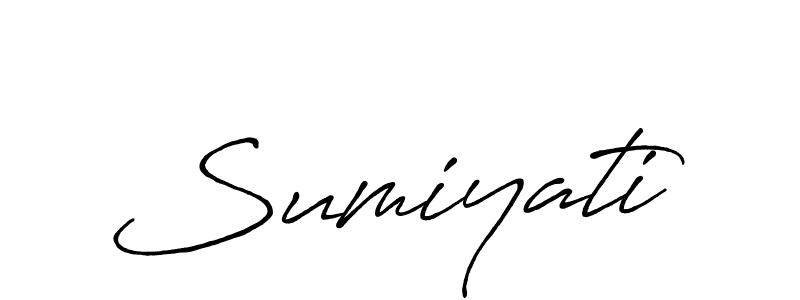 Design your own signature with our free online signature maker. With this signature software, you can create a handwritten (Antro_Vectra_Bolder) signature for name Sumiyati. Sumiyati signature style 7 images and pictures png