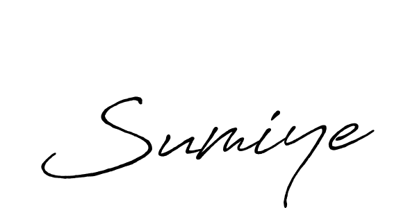 Design your own signature with our free online signature maker. With this signature software, you can create a handwritten (Antro_Vectra_Bolder) signature for name Sumiye. Sumiye signature style 7 images and pictures png