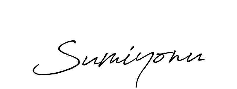 Sumiyonu stylish signature style. Best Handwritten Sign (Antro_Vectra_Bolder) for my name. Handwritten Signature Collection Ideas for my name Sumiyonu. Sumiyonu signature style 7 images and pictures png