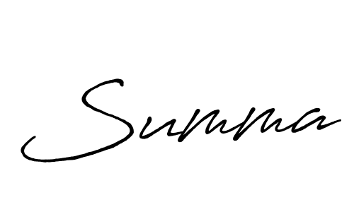Antro_Vectra_Bolder is a professional signature style that is perfect for those who want to add a touch of class to their signature. It is also a great choice for those who want to make their signature more unique. Get Summa name to fancy signature for free. Summa signature style 7 images and pictures png