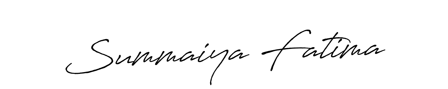 Also You can easily find your signature by using the search form. We will create Summaiya Fatima name handwritten signature images for you free of cost using Antro_Vectra_Bolder sign style. Summaiya Fatima signature style 7 images and pictures png
