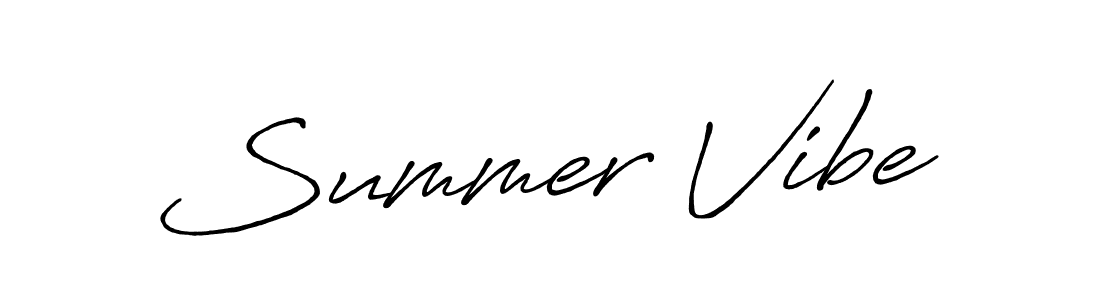 Also we have Summer Vibe name is the best signature style. Create professional handwritten signature collection using Antro_Vectra_Bolder autograph style. Summer Vibe signature style 7 images and pictures png