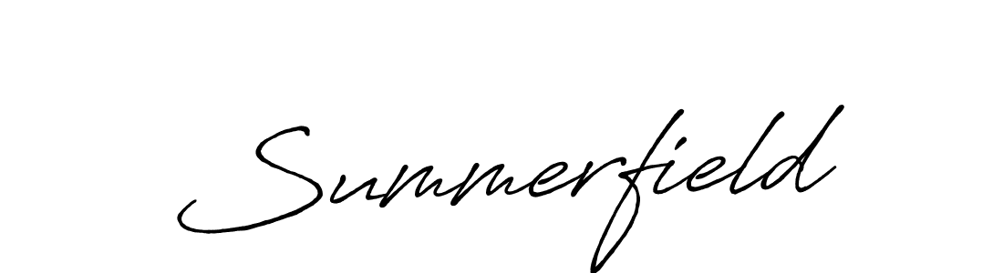 How to make Summerfield signature? Antro_Vectra_Bolder is a professional autograph style. Create handwritten signature for Summerfield name. Summerfield signature style 7 images and pictures png